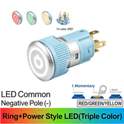 RGY Momentary common cathode (-)