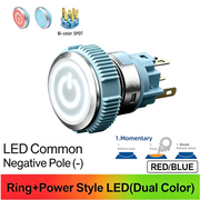 RB Momentary common cathode (-)