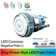 RGW Momentary common cathode (-)