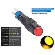 Yellow Latching  12V~24V