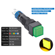 Yellow Momentary 110V~220V