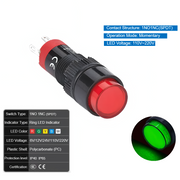 Green  Momentary 110V~220V