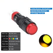 Yellow Momentary 12V~24V
