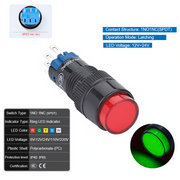 Green  Latching  SPDT 12V~24V