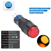 Orange  Latching SPDT 12V~24V