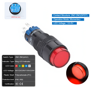 Red  Momentary DPDT 1.8V~6V