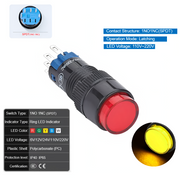 Yellow Latching SPDT 110V~220V