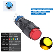 Yellow Latching SPDT 1.8V~6V