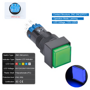 Blue  Latching DPDT 110V~220V