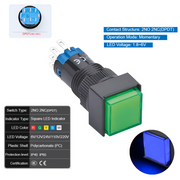 Blue  Momentary DPDT 1.8V~6V