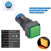 Orange  Momentary SPDT 110V~220V