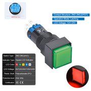 Red  Latching DPDT 12V~24V