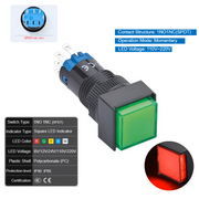 Red  Momentary SPDT 110V~220V