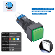 White Momentary DPDT 1.8V~6V
