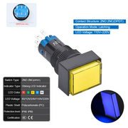 Blue  Latching DPDT 110V~220V