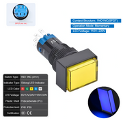Blue  Momentary SPDT 110V~220V