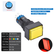 Red  Latching DPDT 110V~220V