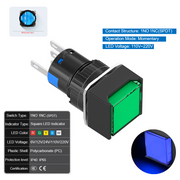 Blue  Momentary SPDT 110V~220V