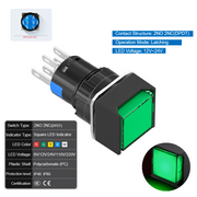 Green  Latching  DPDT 12V~24V