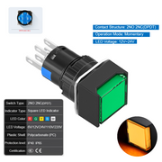 Orange  Momentary DPDT 12V~24V