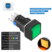 Orange  Latching DPDT 110V~220V