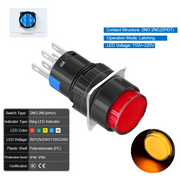 Orange  Latching DPDT 110V~220V