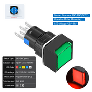 Red  Momentary DPDT 12V~24V