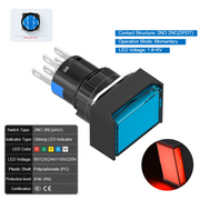 Red  Momentary DPDT 1.8V~6V