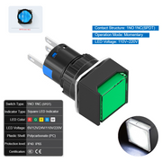 White Momentary SPDT 110V~220V