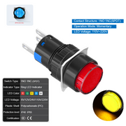 Yellow Momentary SPDT 110V~220V
