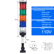 Five-Layer With Buzzer 110V