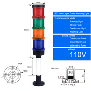 Four-Layer With Buzzer 110V