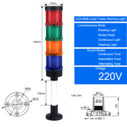 Four-Layer With Buzzer 220V
