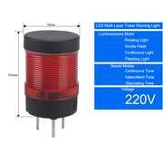 Single-Layer With Buzzer 220V