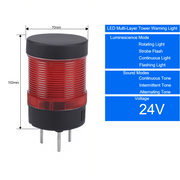 Single-Layer With Buzzer 24V