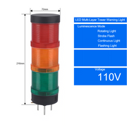 Tri-Layer With Buzzer 110V