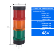 Tri-Layer With Buzzer 48V