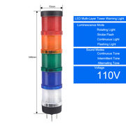 Five-Layer With Buzzer 110V