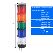Five-Layer With Buzzer 12V