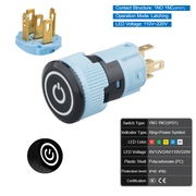 White Latching SPDT 110V~220V