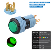 Green  Latching  SPDT 1.8V~6V