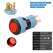 Red  Latching SPDT 12V~24V