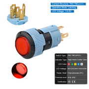 Red  Latching SPDT 1.8V~6V