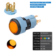 Yellow Latching SPDT 1.8V~6V