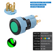 Green  Latching  SPDT 12V~24V