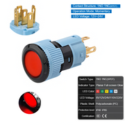 Red  Momentary SPDT 12V~24V