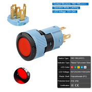 Red  Latching SPDT 12V~24V