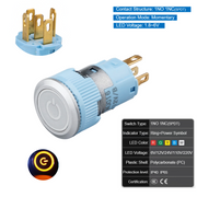 Yellow  Momentary SPDT 1.8V~6V