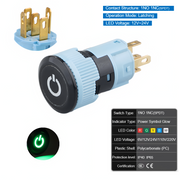 Green  Latching  SPDT 12V~24V