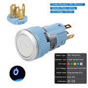 Blue  Latching SPDT 12V~24V